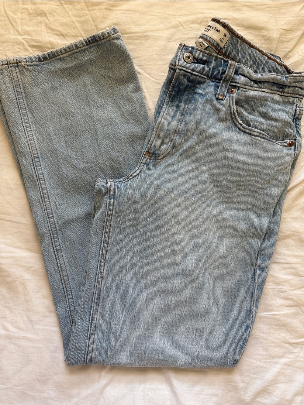 Abercrombie & Fitch Light Blue Straight Jeans
